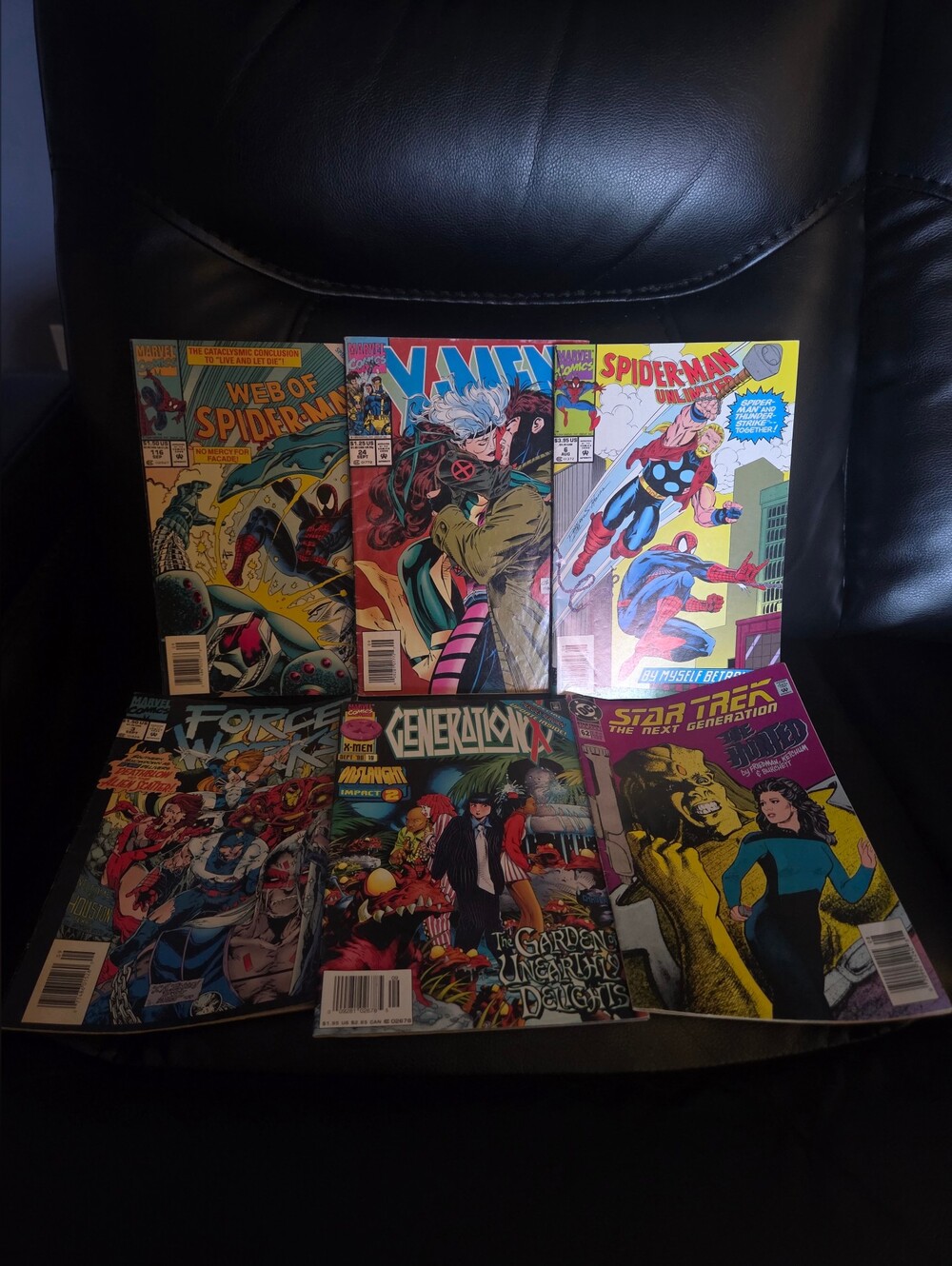 Marvel and DC 90s Assorted Comic Book Collection, Spiderman,X-Men,Star Trek etc